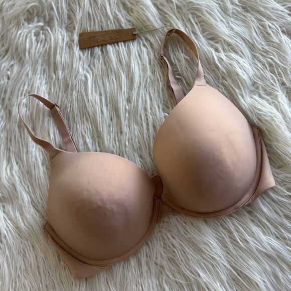 Skims Fits Everybody Push up Bra Clay Size 36DD - Picture 3 of 7